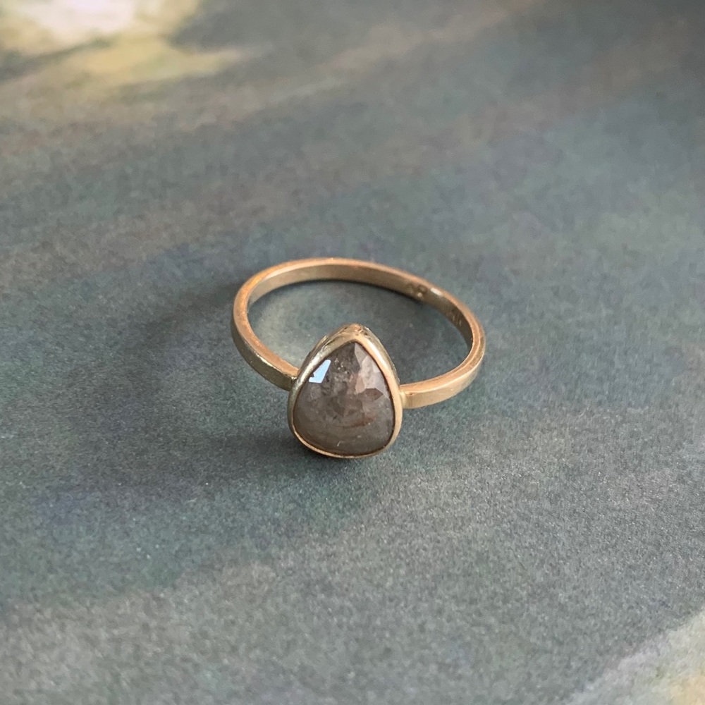 Alexis Russell natural diamond engagement ring.